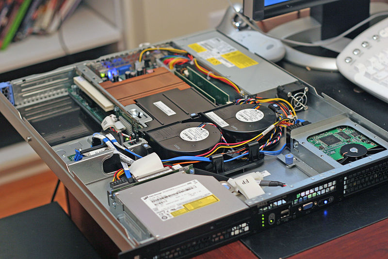 Photograph of a server.